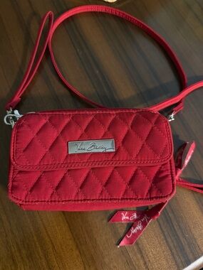 Vera Bradley Crimson Quilted Crossbody Bag